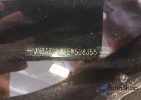 2014 Nissan Murano Le z USA, uszkodzony, nr VIN JN8AZ1MW1EW508355